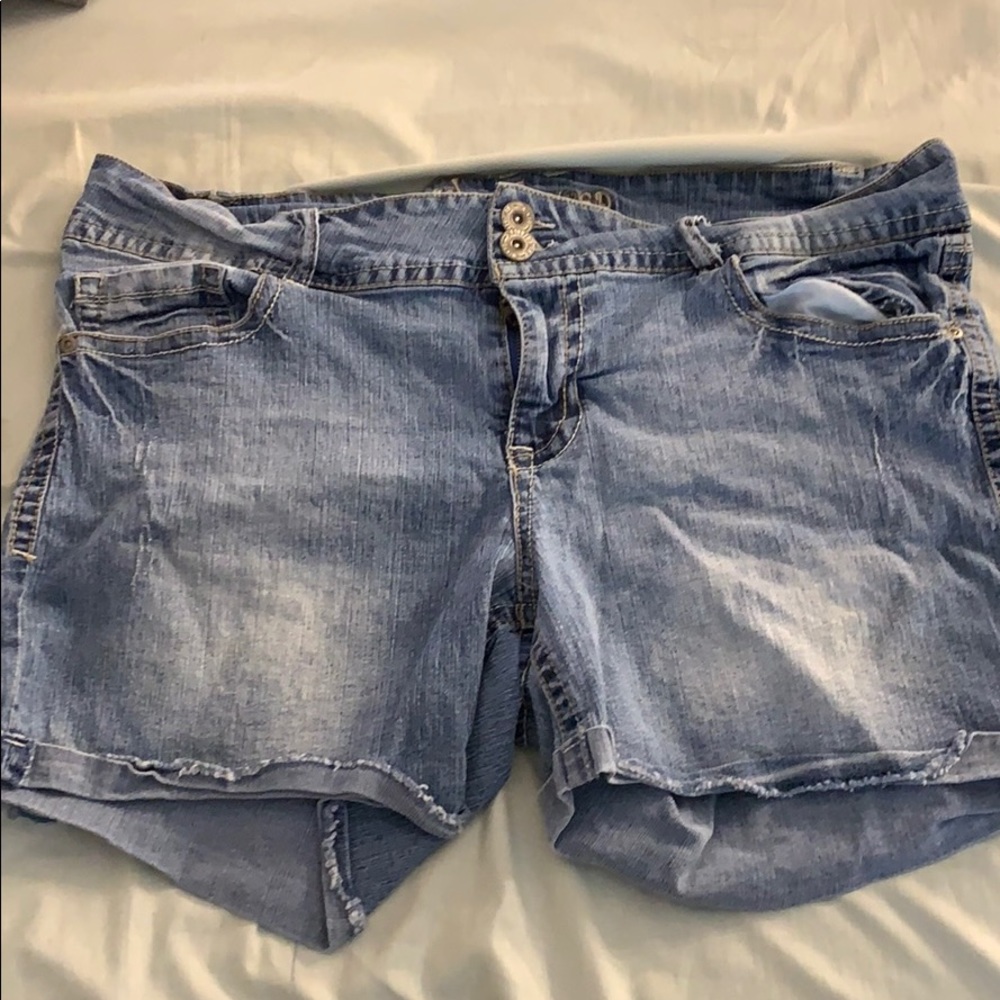 Denim shorts